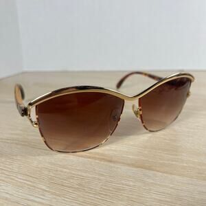 Ted Lapidus Paris TL 32 03 Sunglasses Gold Brown Gradient Lenses